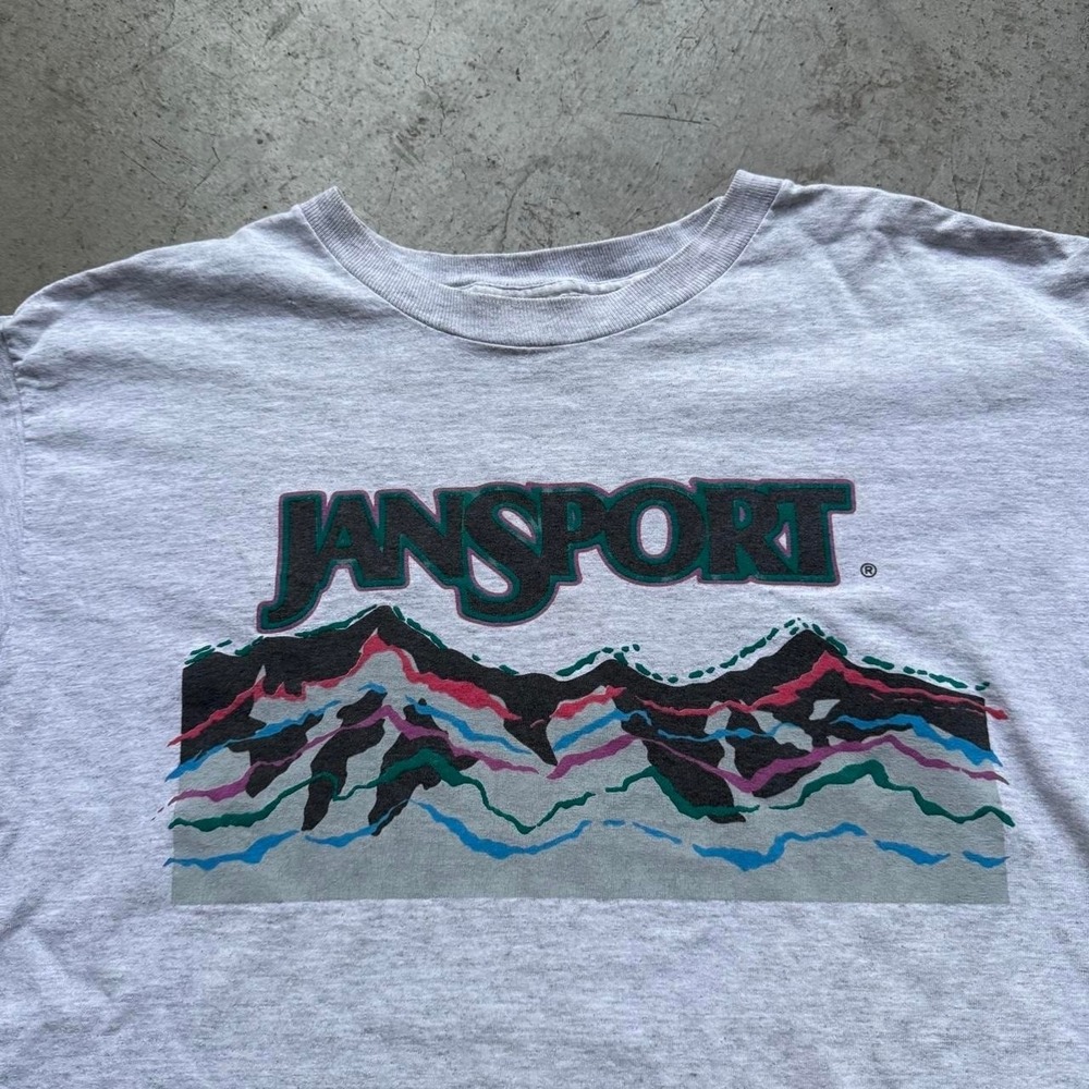 Vintage 90s Jansport Glacier Climb Colorful Patagonia Mountain Range Outdoors